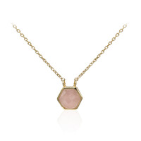 Collier en argent et Quartz rose