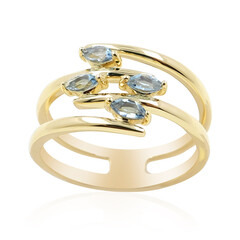 Bague en or et Aigue-Marine Santa Maria (de Melo)