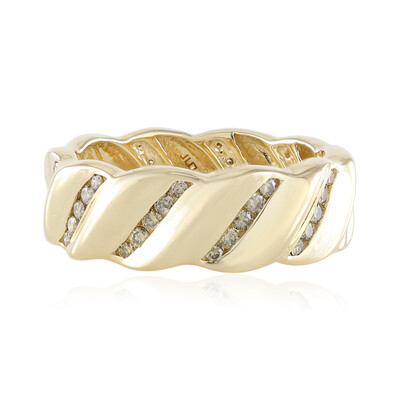 Bague en or et Diamant champagne I3 (de Melo)