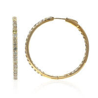 Boucles d'oreilles en or et Diamant fancy SI2 (CIRARI)