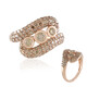 Bague en or et Diamant champagne I2 (KM by Juwelo)