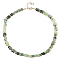 Collier en argent et Préhnite