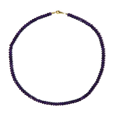 Collier en argent et Améthyste de Zambie (Riya)