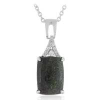 Collier en argent et Opale Matrice