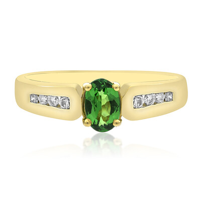 Bague en or et Grenat Tsavorite AAA (CIRARI)