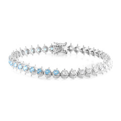 Bracelet en argent et Topaze bleu Suisse (Dallas Prince Designs)