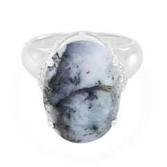 Bague en argent et Agate dendritique