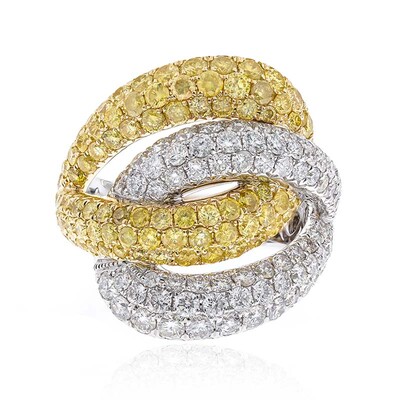 Bague en or et Diamant SI2 jaune (CIRARI)