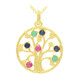 Collier en argent et Saphir bleu