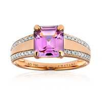 Bague en or et Diaspora rose (AMAYANI)