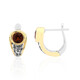 Boucles d'oreilles en argent et Citrine Madère (Remy Rotenier)