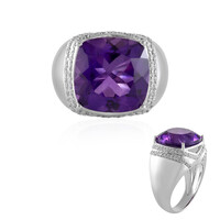 Bague en argent et Améthyste de Sibérie
