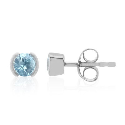 Boucles d'oreilles en argent et Zircon de Ratanakiri