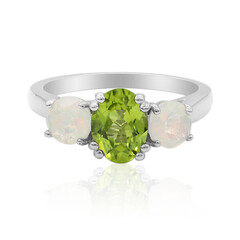 Bague en argent et Péridot