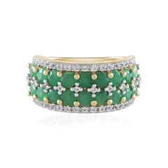 Bague en argent et Emeraude de Socoto