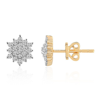 Boucles d'oreilles en or et Diamant SI1 (G) (Annette)