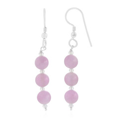 Boucles d'oreilles en argent et Kunzite