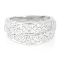 Bague en argent et Zircon