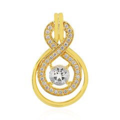 Pendentif en argent et Quartz blanc