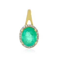 Pendentif en or et Emeraude d'Ethiopie (AMAYANI)