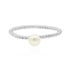 Bague en argent et Perle de culture d'eau douce