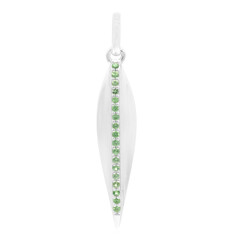 Pendentif en argent et Grenat Tsavorite