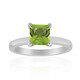 Bague en argent et Péridot de Birmanie