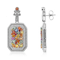 Boucles d'oreilles en argent et Saphir (Dallas Prince Designs)