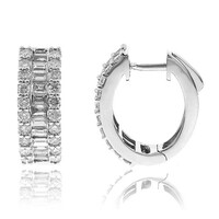 Boucles d'oreilles en or et Diamant SI2 (CIRARI)