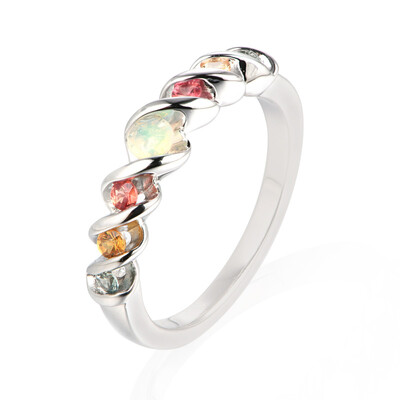 Bague en argent et Opale Welo