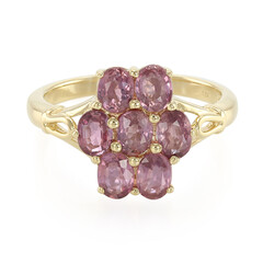 Bague en or et Saphir Padparadscha non chauffé (AMAYANI)
