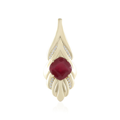 Pendentif en or et Rubis de Madagascar (de Melo)