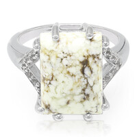Bague en argent et Magnésite
