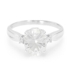 Bague en argent et Pétalite