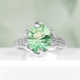 Bague en argent et Fluorite verte