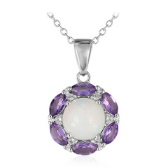 Collier en argent et Opale Welo