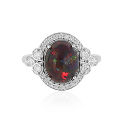 Bague en argent et Opale Mezezo