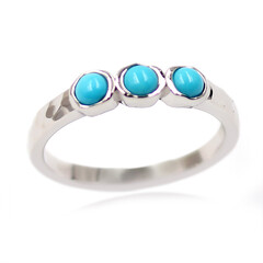 Bague en argent et Turquoise Sleeping Beauty (Faszination Türkis)