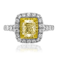 Bague en or et Diamant SI2 jaune (CIRARI)