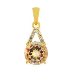 Pendentif en argent et Quartz Luna