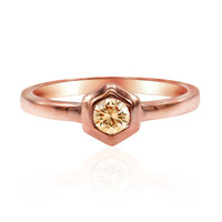 Bague en or et Diamant rose de France SI1 d'Argyle 