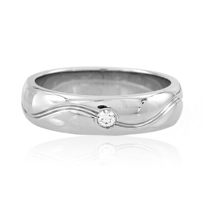 Bague en platine et Diamant Flawless (F) (LUCENT DIAMONDS)