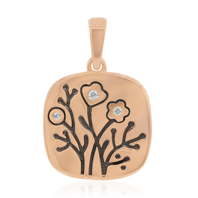 Pendentif en argent et Diamant I1 (G) (Annette)