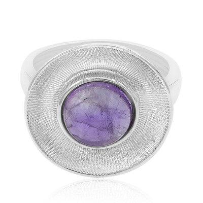 Bague en argent et Améthyste (MONOSONO COLLECTION)