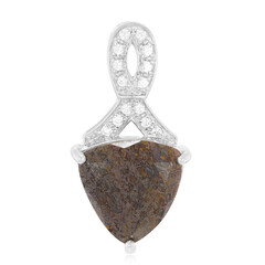 Pendentif en argent et Quartz Dinosaure