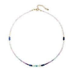 Collier en argent et Fluorite verte