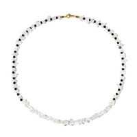 Collier en argent et Quartz blanc
