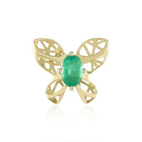 Pendentif en or et Emeraude de Zambie (Ornaments by de Melo)