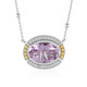 Collier en argent et Améthyste Rose de France (Dallas Prince Designs)