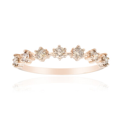 Bague en or et Diamant rose de France SI1 d'Argyle  (Annette)